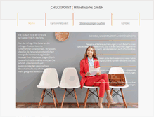 Tablet Screenshot of checkpoint-hr.de